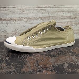 Mens Converse Jack Purcell Slip On Shoes Sz 12 Used Green VGC 136657C